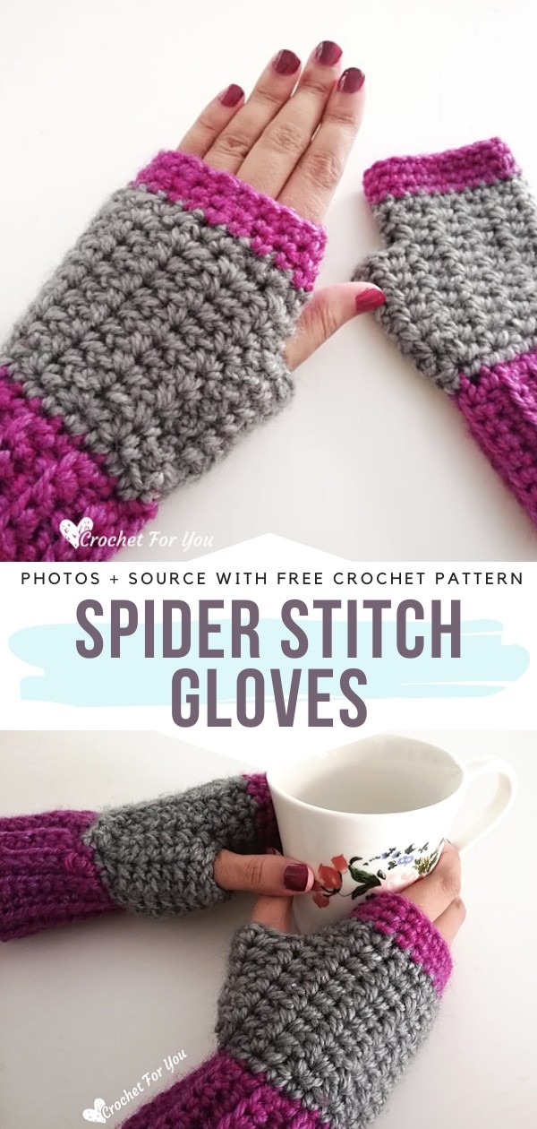 Spider Stitch Gloves