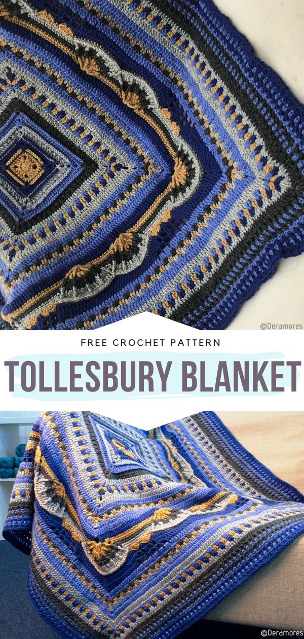Tollesbury blanket Free Crochet Pattern