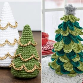 Wonderful Christmas Trees Free Crochet Patterns