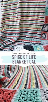 Super Colorful Blanket CAL - Free Crochet Pattern