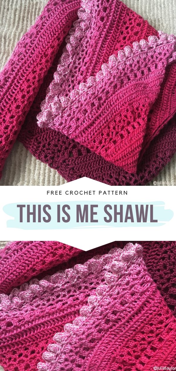 This is Me Shawl Free Crochet Pattern