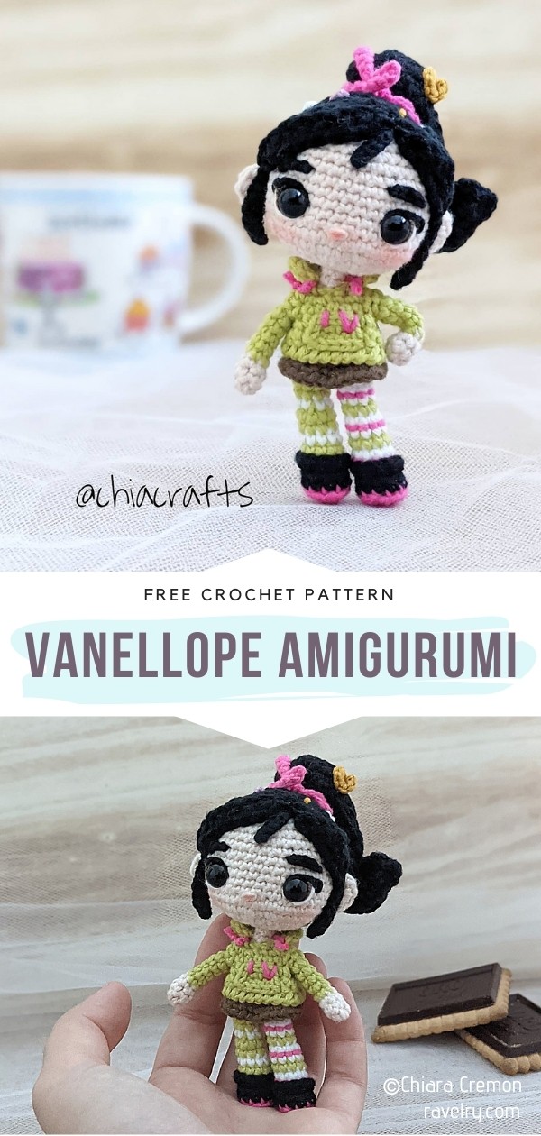 crochet cartoon characters
