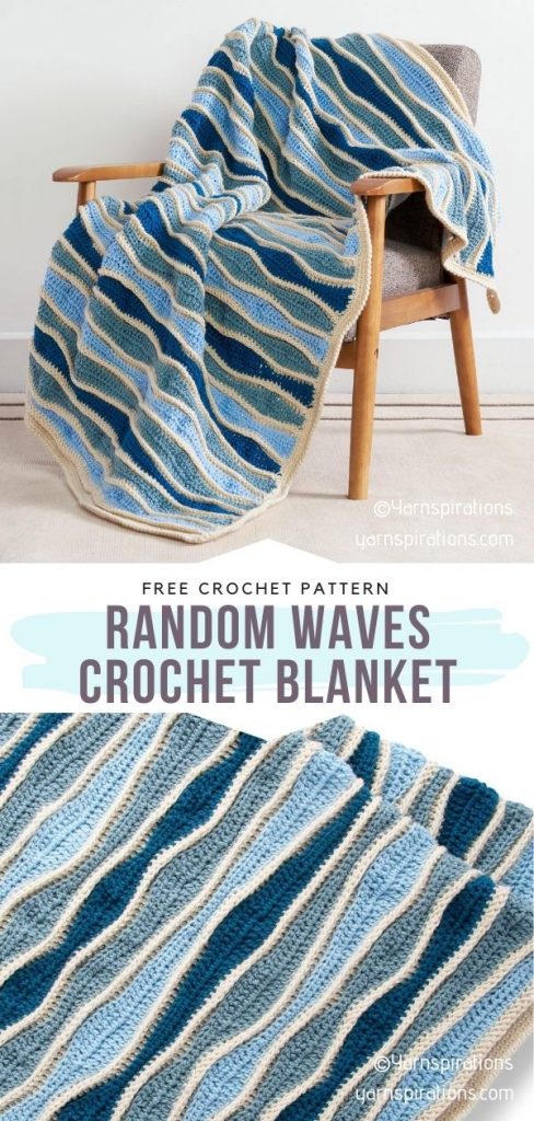 Our Favorite Stylish Crochet Waves Blankets - Free Patterns