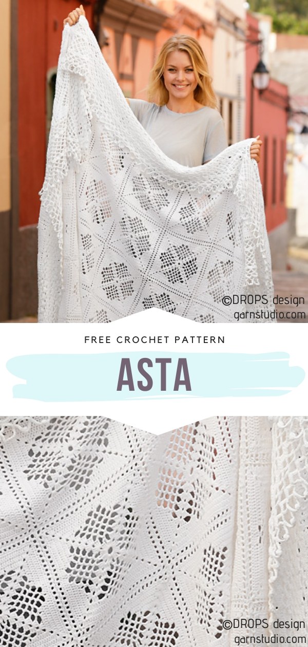 Lacy Crochet Blanket