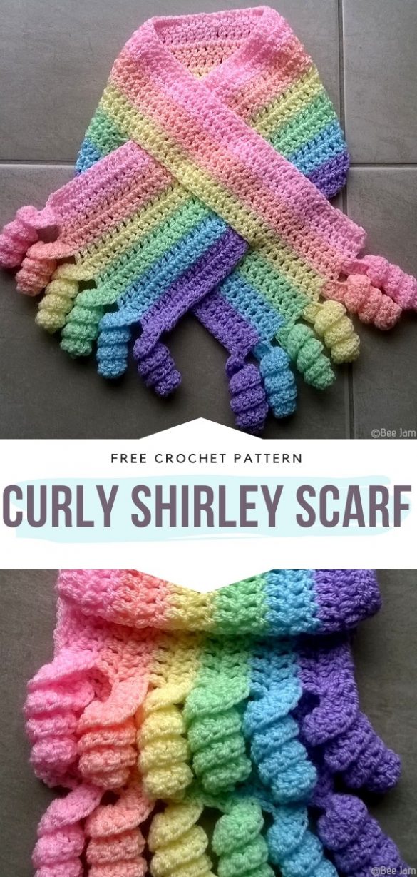 Unicorn Inspired Scarves - Free Crochet Patterns