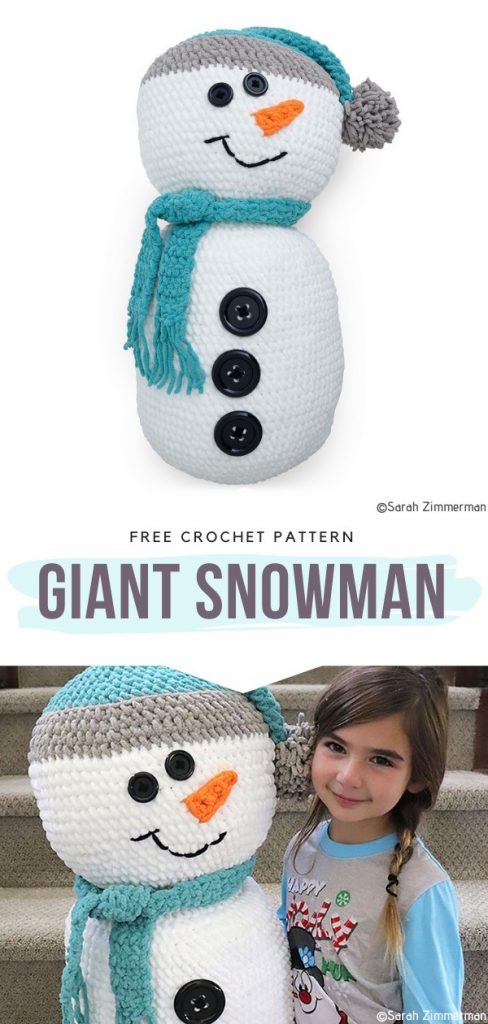 The Friendly Snowman - Ideas and Free Crochet Patterns