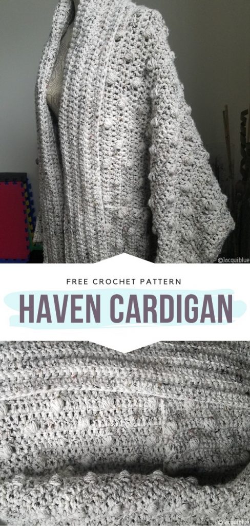 Grey Texture Cardigans Free Crochet Patterns