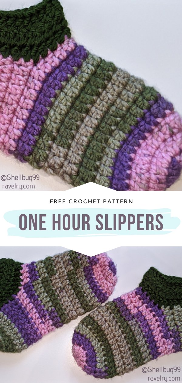 Quick Crochet Slippers