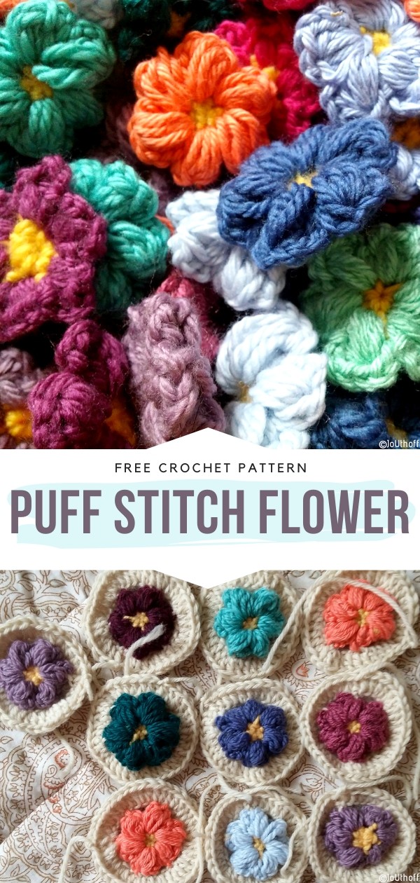 Puff Stitch Flowers
