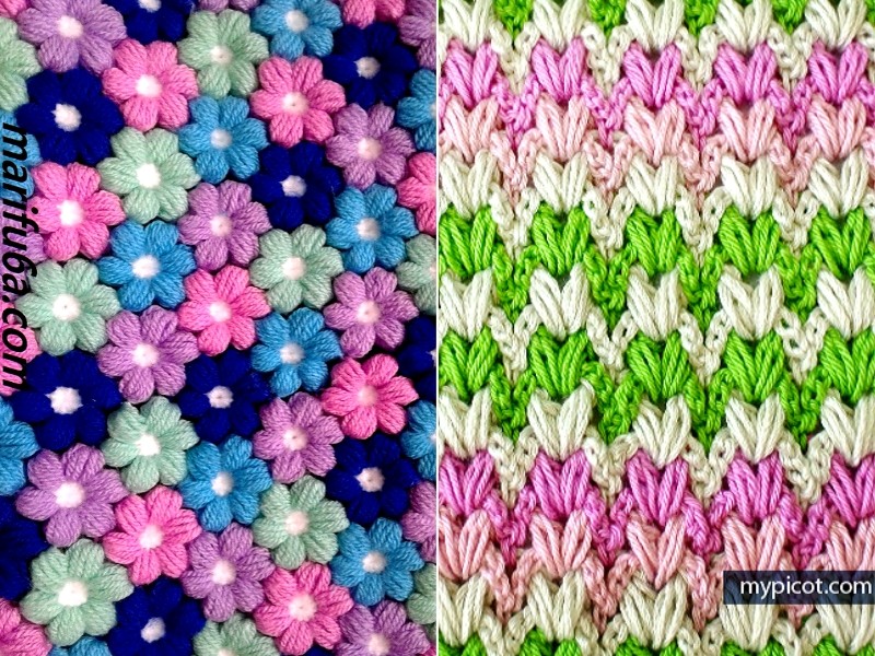 Puffy Puff Stitch Free Crochet Patterns