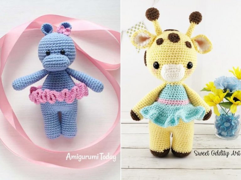 Safari Ladies Amigurumi Free Crochet Patterns