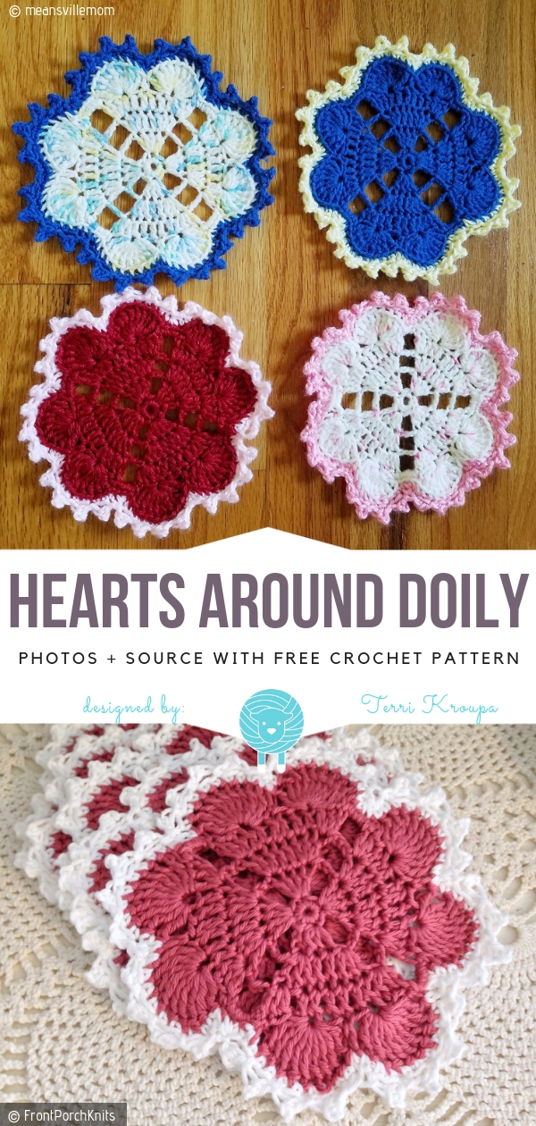 Crochet Hearts for Beginners - Ideas and Free Patterns