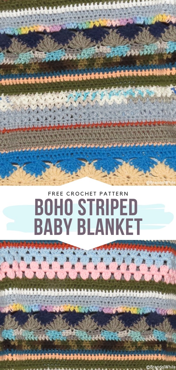 Baby Blankets in Light Colors - Free Crochet Patterns