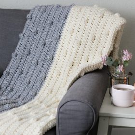 Chunky Bobbles Blankets Free Crochet Patterns