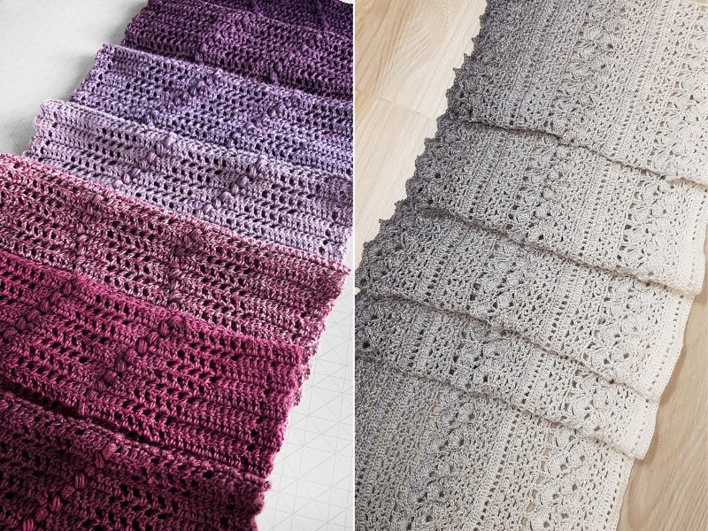 Modern Elegance Shawls Free Crochet Patterns