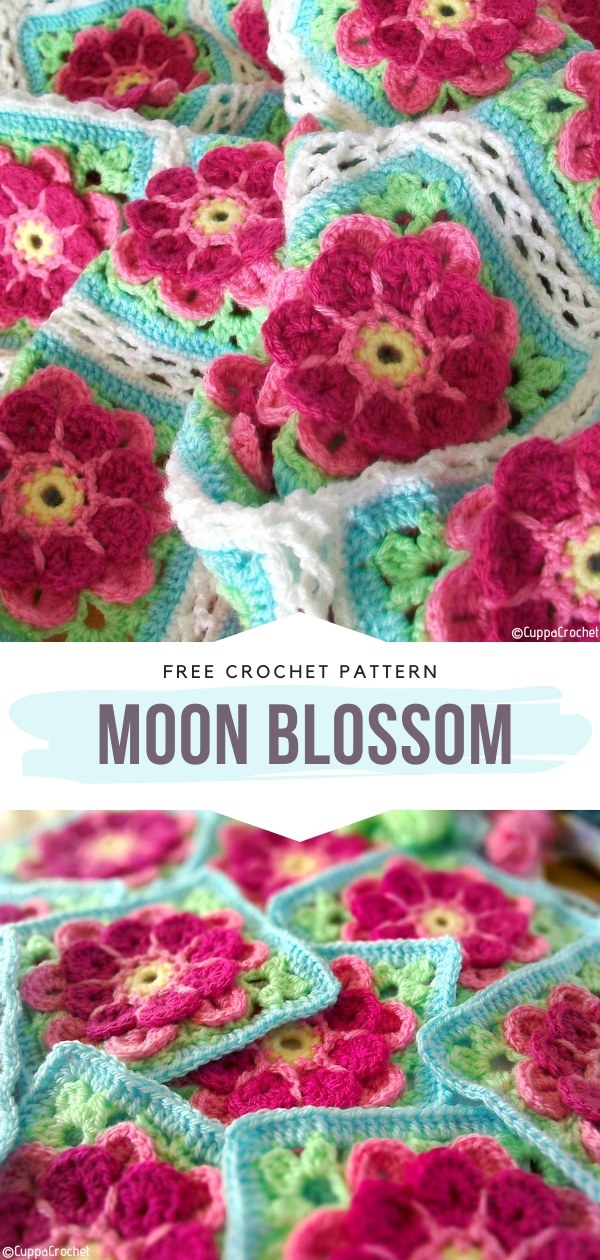 Crochet Flower Blanket