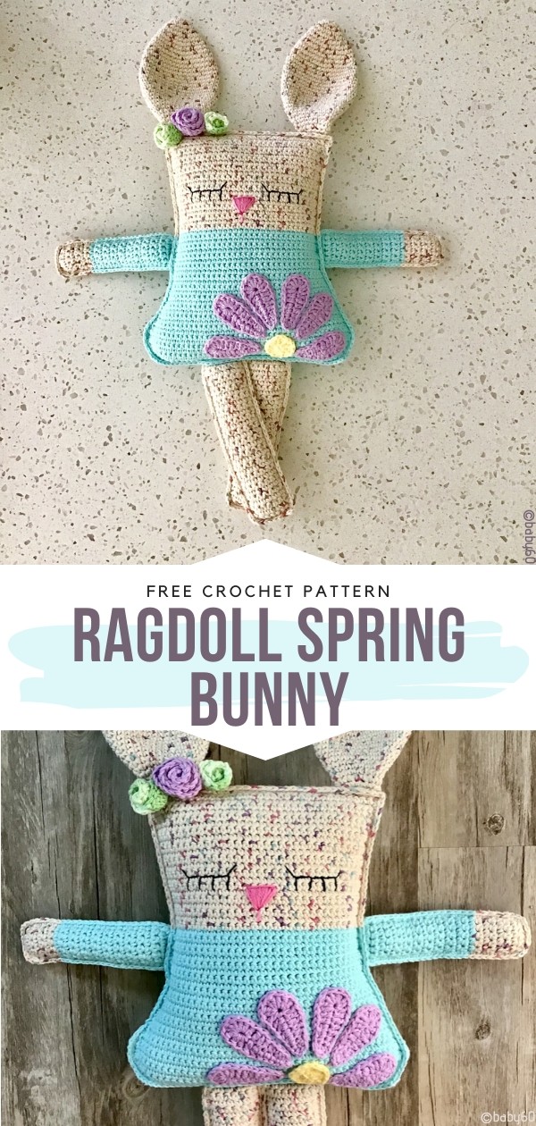 Ragdoll Spring Bunny Free Crochet Pattern