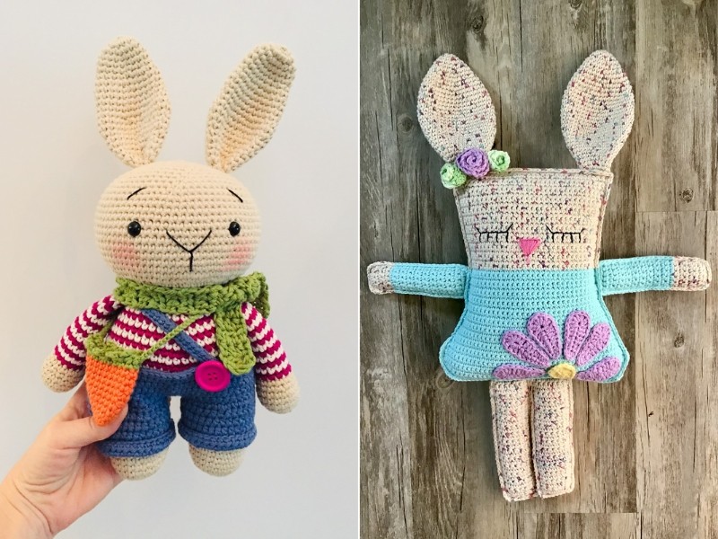 Spring Bunnies Free Crochet Patterns