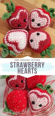 Crochet Hearts for Beginners - Ideas and Free Patterns