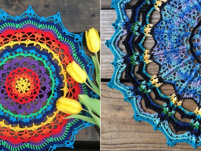 Stunning Crochet Mandalas Free Patterns