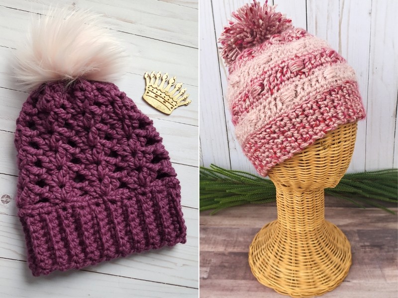 Sweet Berry Hats Free Crochet Patterns