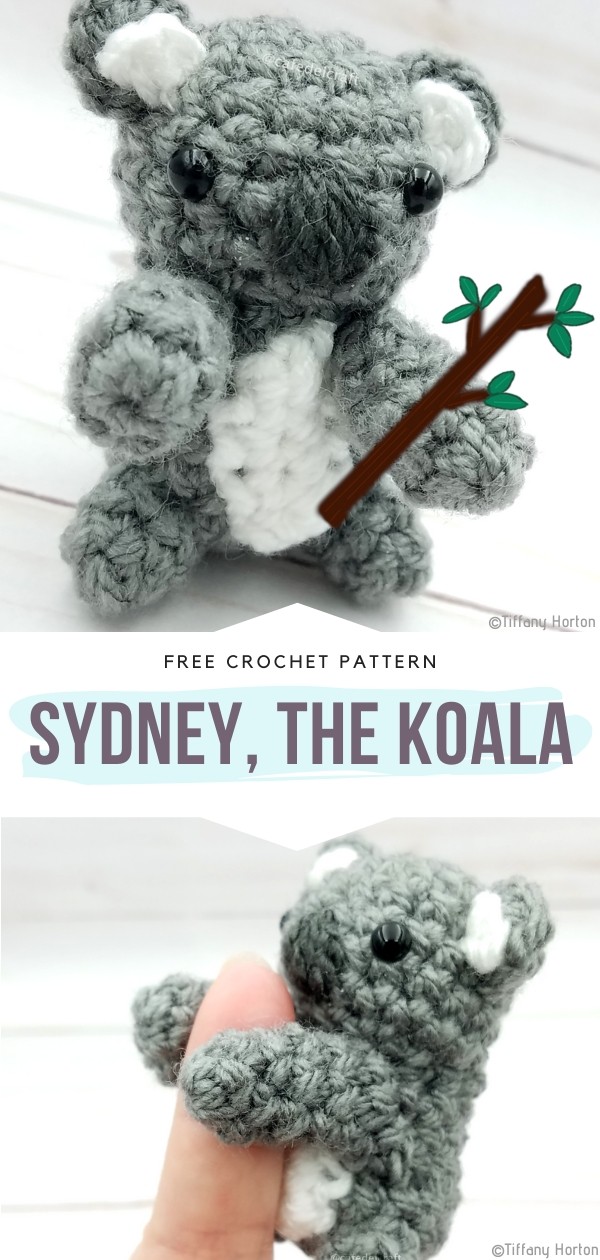 Sydney, the Koala Free Crochet Pattern
