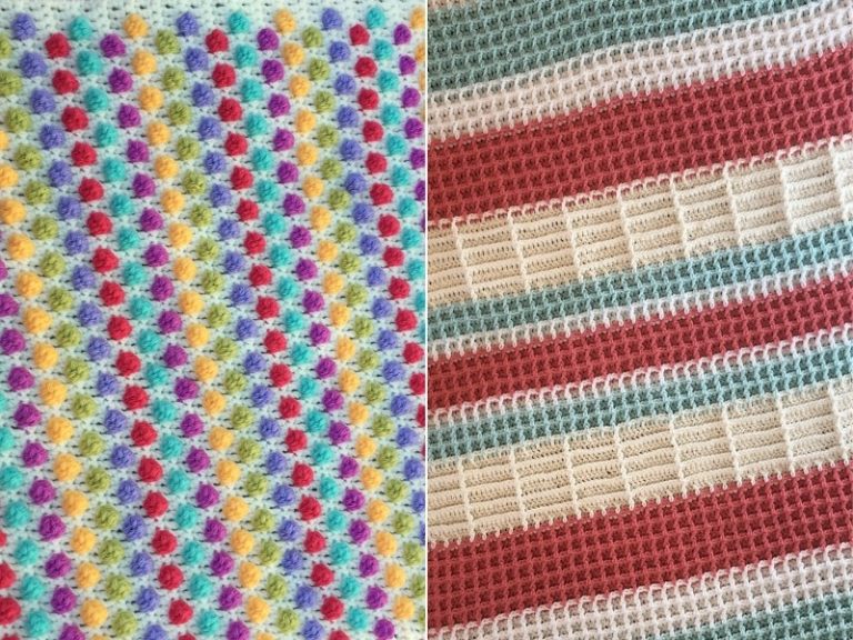 Textural Blankets Free Crochet Patterns