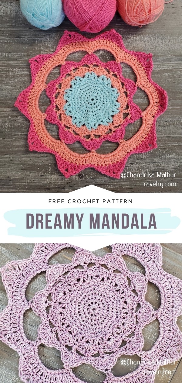 Pretty Crochet Mandalas - Ideas and Free Patterns