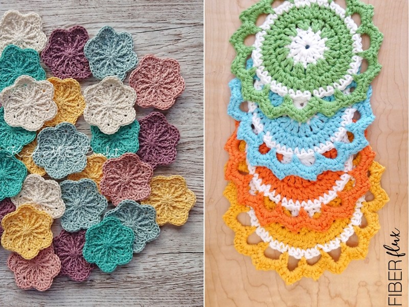 Lovely Face Scrubbies Free Crochet Patterns