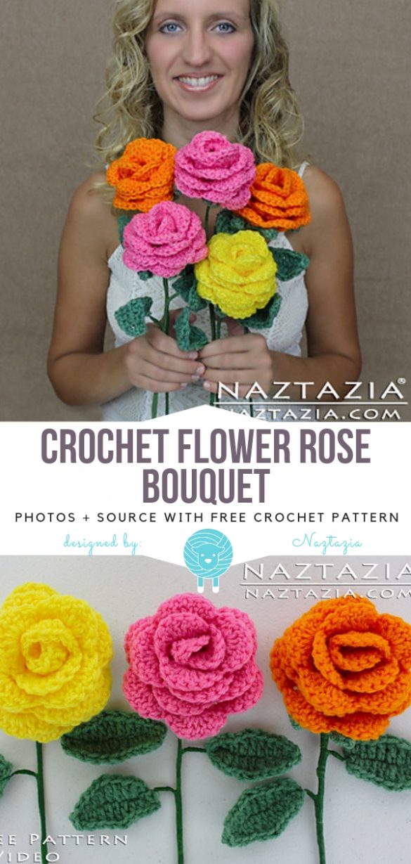 Charming Crochet Flowers - Ideas and Free Patterns