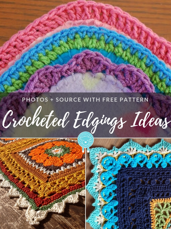 Crocheted edging ideas source with free pattern crocheted edging ideas.
