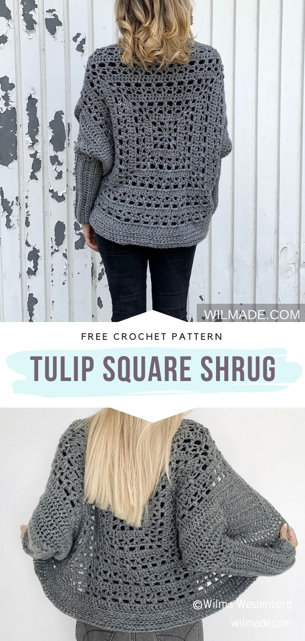 Crochet Square Shrug