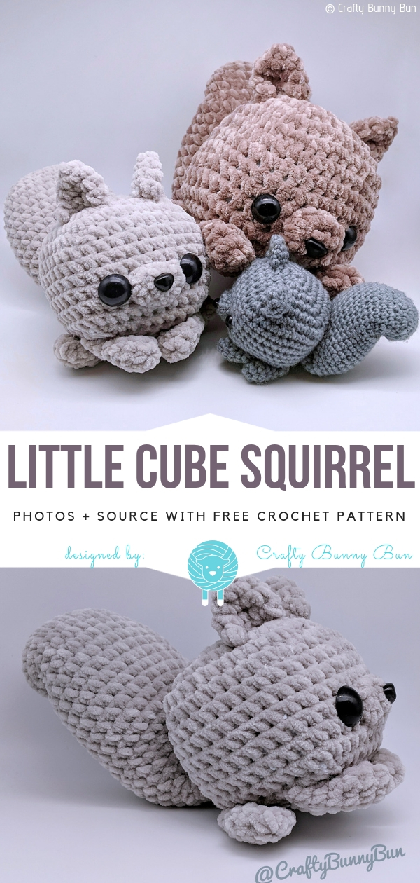 Crochet squirrel