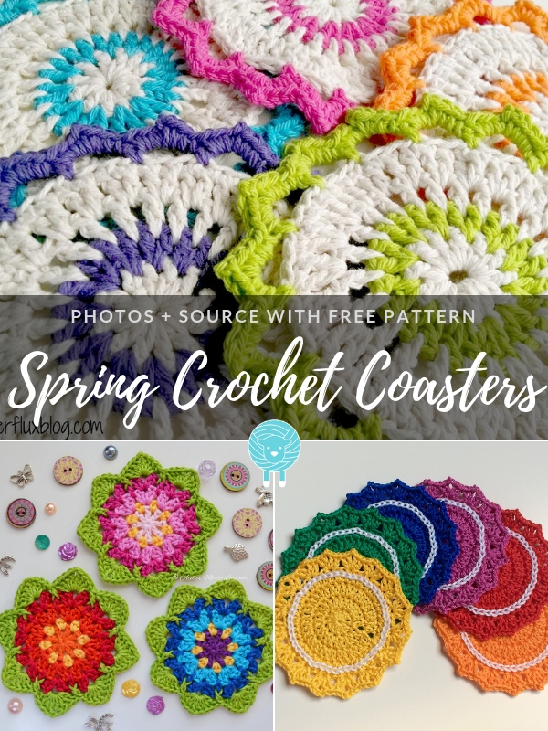 Spring Crochet Coasters Free Patterns