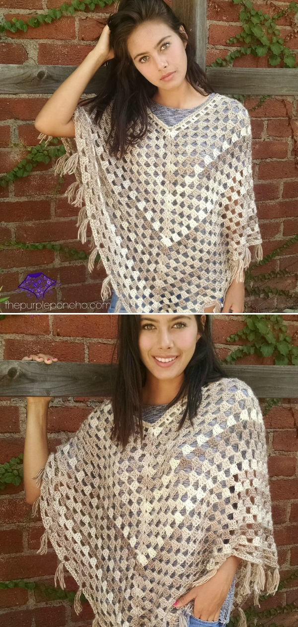 Lightweight Ponchos - Free Crochet Patterns