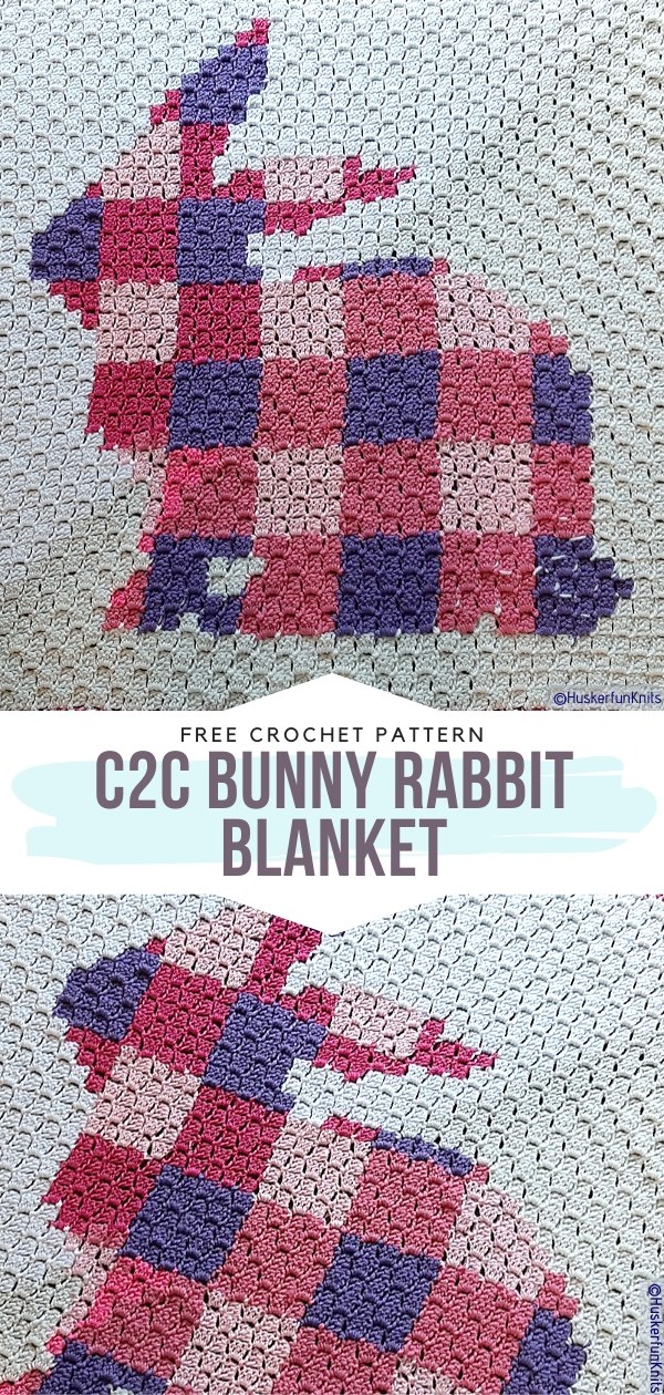 12 Crochet Bunny Blankets - Free Patterns