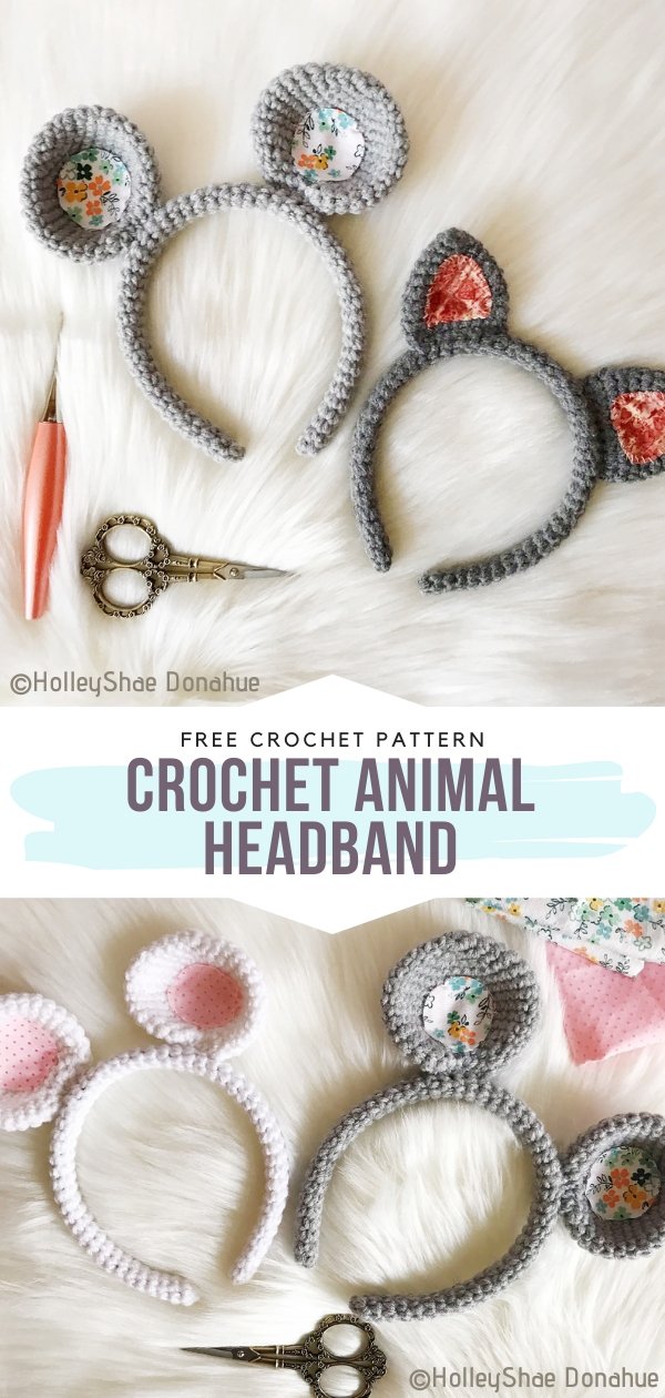 Crochet Animal Headband Free Pattern