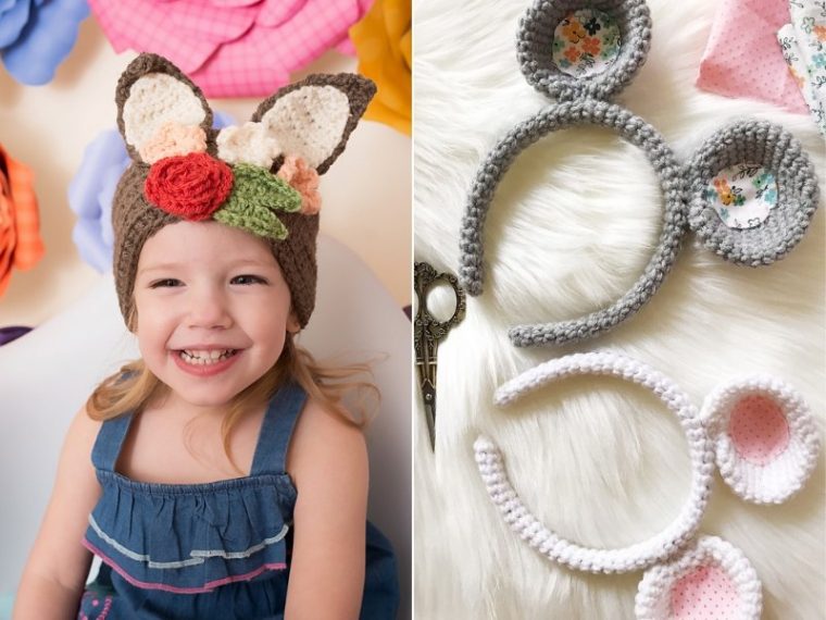 Sweet Animal Headbands Free Crochet Patterns