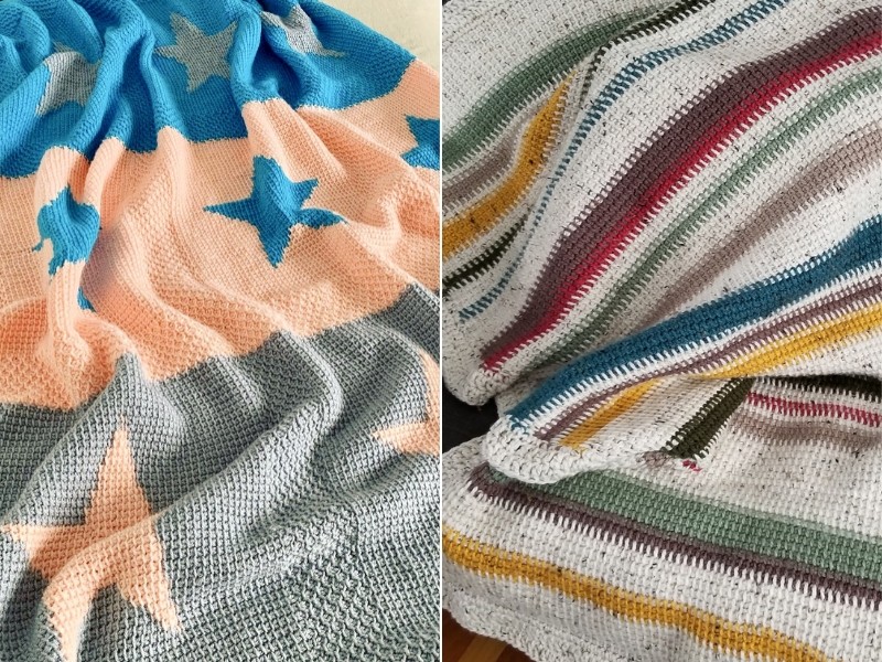 Tunisian Crochet Blankets