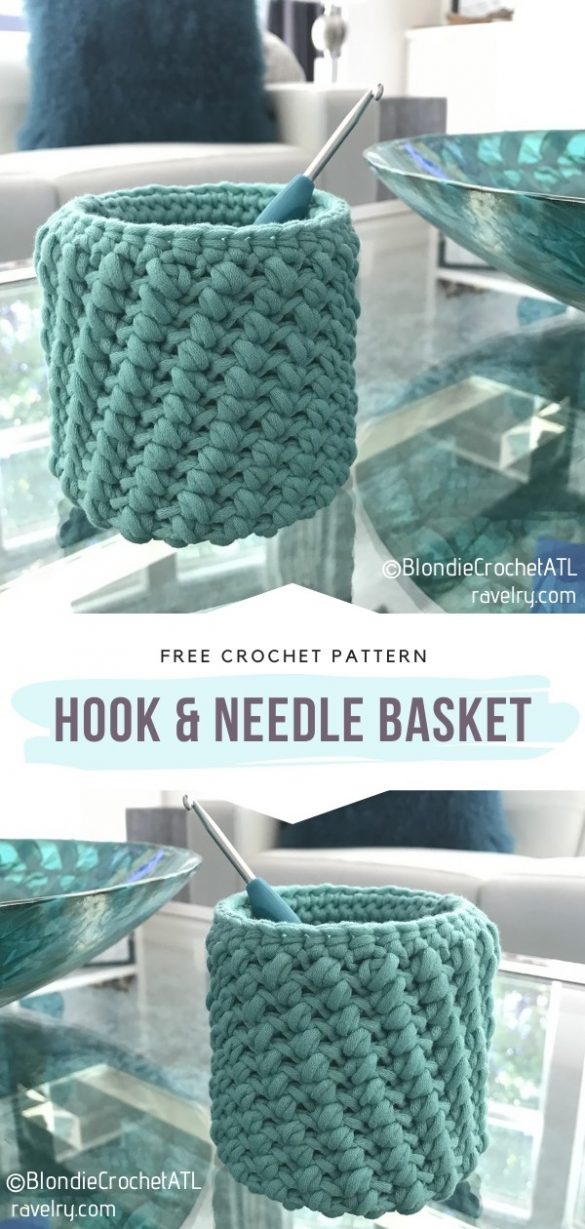 Free Crochet Stash Basket Pattern Ideas