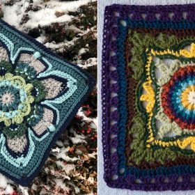 12" Afghan Squares Free Crochet Patterns