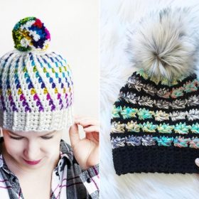 Pop of Color Beanies Free Crochet Patterns