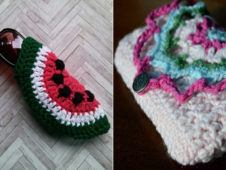 Lovely Pouches Free Crochet Patterns