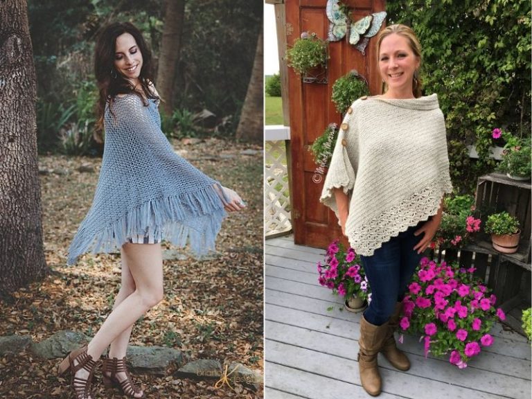 Spring Crochet Ponchos