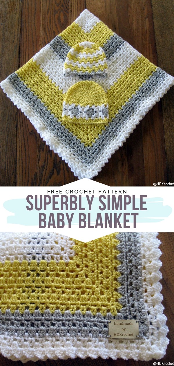 Cute Crochet Baby Blankets - Free Patterns