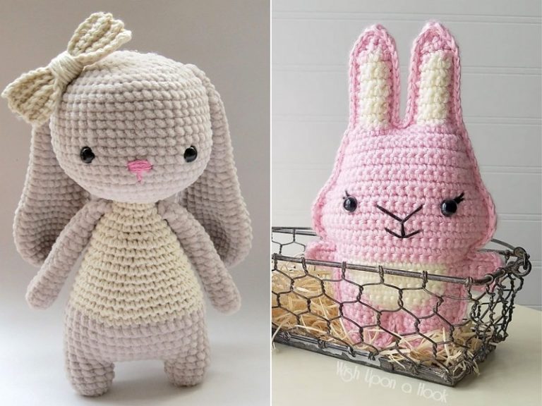 Sweet Crochet Bunnies Free Patterns