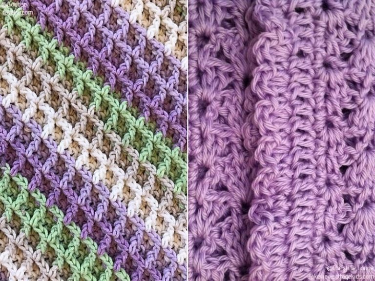 Touch of Lilac Crochet Blankets