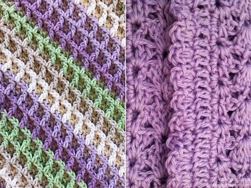Touch of Lilac Blankets Free Crochet Patterns