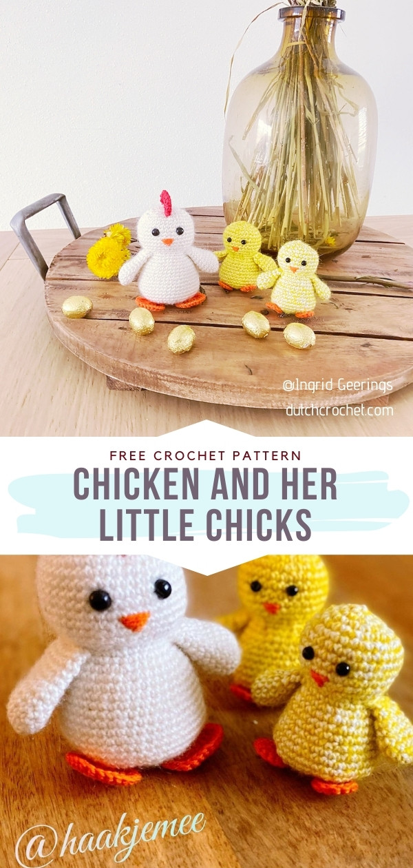 Amigurumi Chicken and Chicks