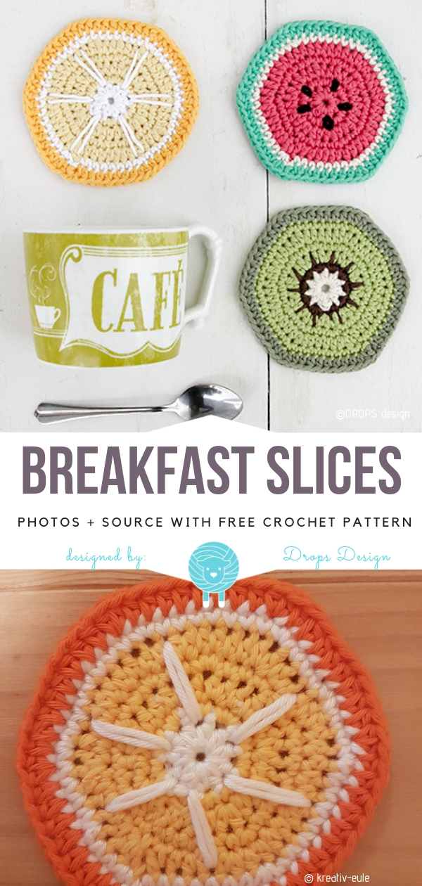 cROCHET fRUIT Potholders